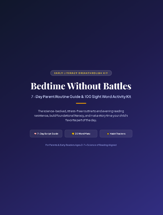Ebook: 7-Day Parent Routine Guide & 100 Sight Word Activity Kit
