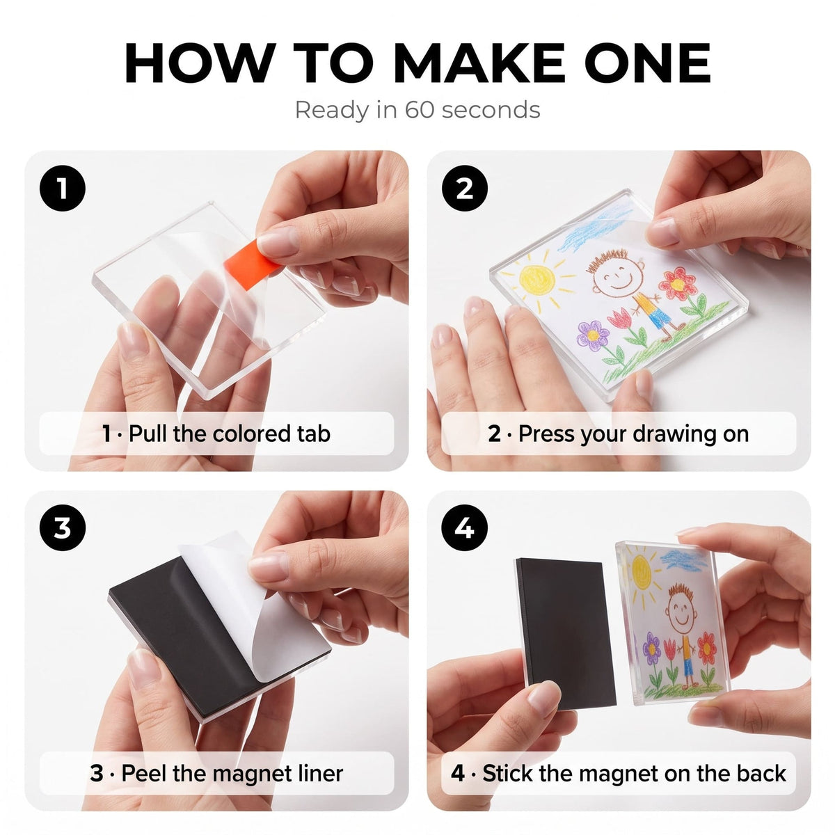 Magnetic Art Frames for Kids