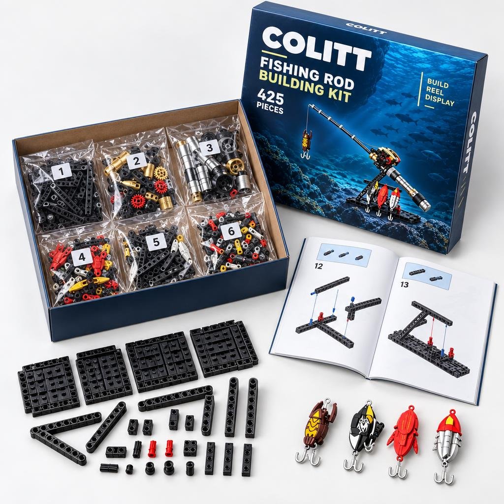 Mechanical Fishing Rod & Reel Building Kit